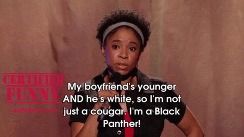 Marina Franklin Is A Sexual Predator..... In The Best Way Possible! GIF - Marina Franklin Boyfriend Black Panther GIFs