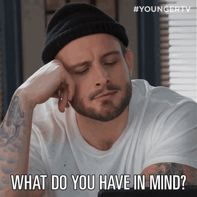 What Do You Have In Mind Josh GIF - What Do You Have In Mind Josh Nico Tortorella GIFs