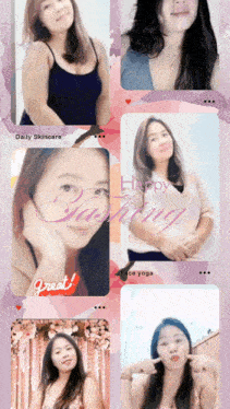 a collage of women 's faces with the words daily skincare on the bottom