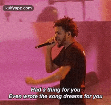 Had A Thing For Youeven Wrote The Song Dreams For You.Gif GIF - Had A Thing For Youeven Wrote The Song Dreams For You J Cole Hindi GIFs