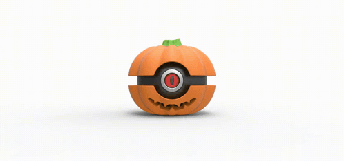 Poke Ball Halloween GIF - Poke Ball Halloween Jack-o-lantern GIFs