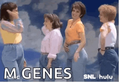 a group of women are standing next to each other in front of a sky .