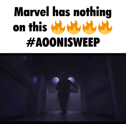 a marvel has nothing on this #aoonisweep meme