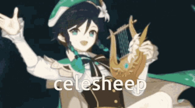 celesheep is the name of the anime character