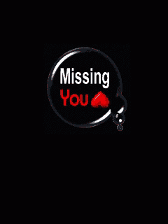 a black speech bubble that says missing you