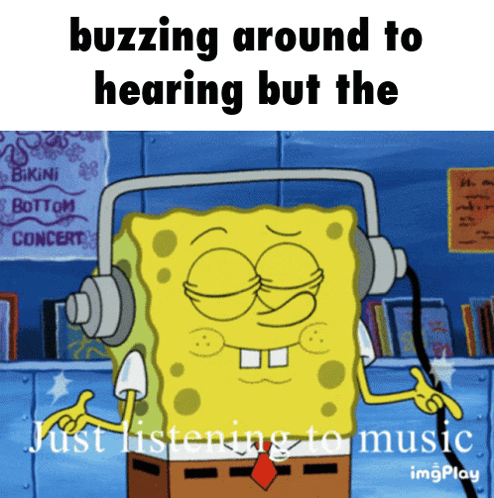 Buzzing Around To Hearing But The Spongebob GIF - Buzzing Around To Hearing But The Spongebob Hawaii Parti Ii GIFs