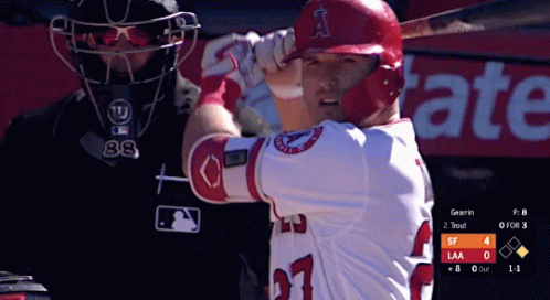 Mike Trout Los GIF - Mike Trout Los Angeles GIFs