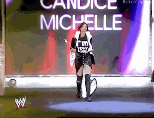 Candice Michelle Entrance GIF - Candice Michelle Entrance Wwe GIFs