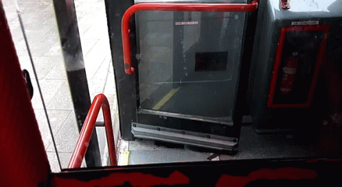 Bus Doors GIF - Bus Doors Trouble GIFs