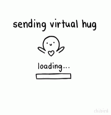 Cute Affection GIF - Cute Affection Sending Virtual Hugs GIFs