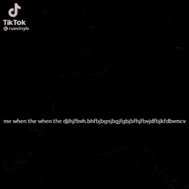 a blurred image of a woman with a tiktok account