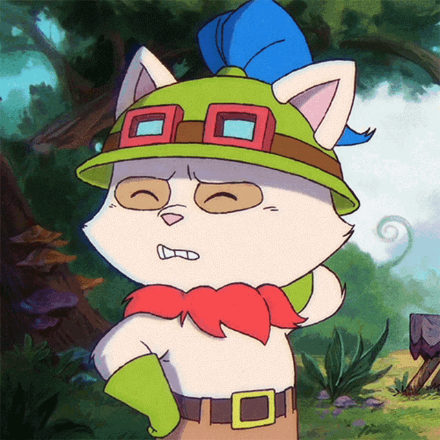 Trying To Remember Teemo GIF - Trying To Remember Teemo Legends Of Runeterra GIFs