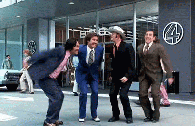 Anchorman The Legend Of Ron Burgundy GIF - Anchorman The Legend Of Ron Burgundy Jump GIFs