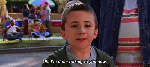 Done GIF - The Middle Done Talking To You Atticus Shaffer GIFs