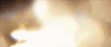 a close up of a person 's face with a white background