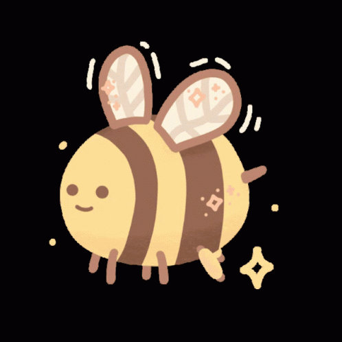 Kawaii Kawaii Bee GIF - Kawaii Kawaii Bee Cute Bee GIFs