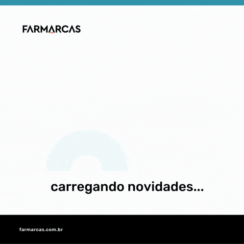 a logo for a company called farmarcas with a blue wave on a white background
