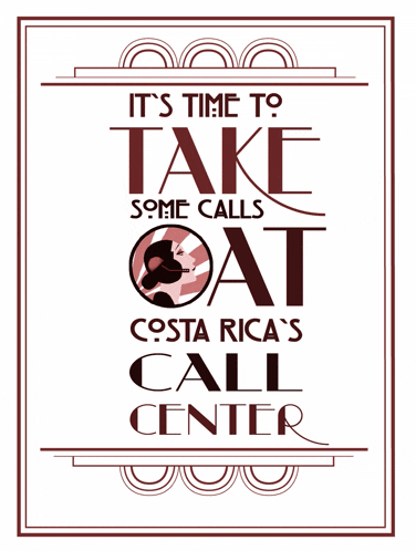 a poster that says " it 's time to take some calls cat "