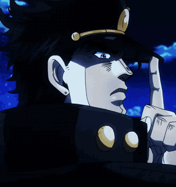 a close up of a cartoon character giving a thumbs up sign