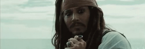 Jack Sparrow Potc GIF - Jack Sparrow Potc Scared GIFs