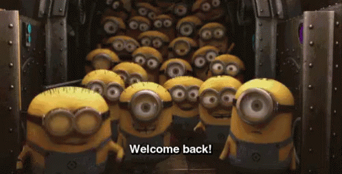 Welcome Back -  Despicable Me GIF - Welcome GIFs