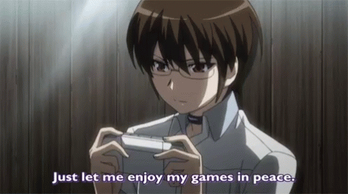 Anime Just Let Me Enjoy My Game In Peace GIF - Anime Just Let Me Enjoy My Game In Peace Playing GIFs