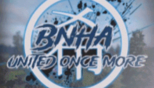 a logo for bnha united once more is displayed