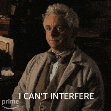 I Can'T Interfere With The Divine Plan Aziraphale GIF - I Can'T Interfere With The Divine Plan Aziraphale Michael Sheen GIFs