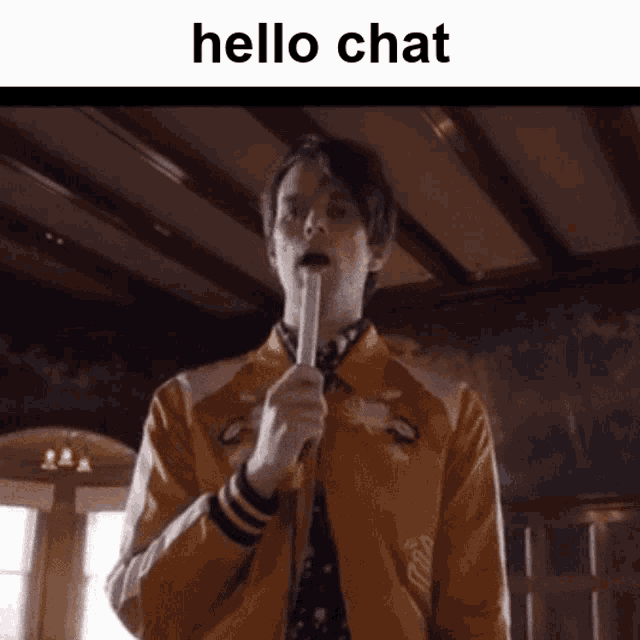 Hello Chat Hello GIF - Hello Chat Hello Dallon GIFs