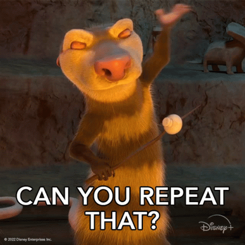 Can You Repeat That Crash GIF - Can You Repeat That Crash The Ice Age Adventures Of Buck Wild GIFs
