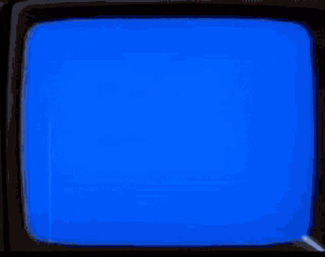 a blue screen says national nightly lose on it