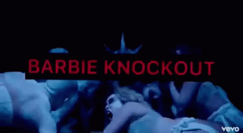 Ungodlymona Barbie Knockout GIF - Ungodlymona Barbie Knockout GIFs