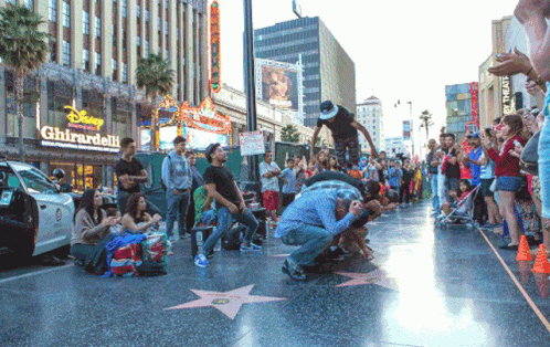Hollywood Blvd Walk Of Fame GIF