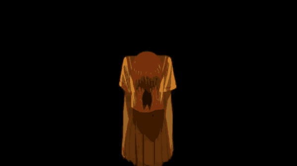 a person is standing in the middle of a field of candles