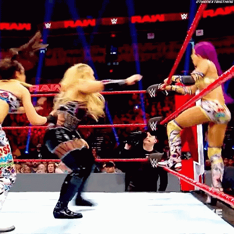 Sasha Banks Knees GIF - Sasha Banks Knees Natalya GIFs