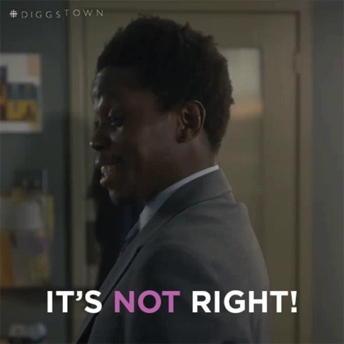 Its Not Right Percy GIF - Its Not Right Percy Diggstown GIFs