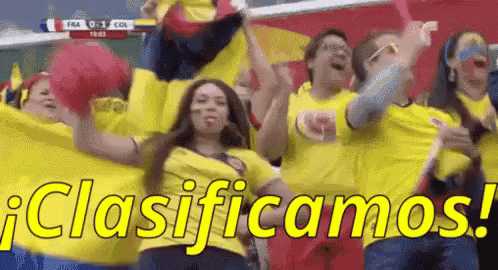 Clasificamos Mundfial Futbol Colombia GIF - We Classified World Cup Soccer GIFs