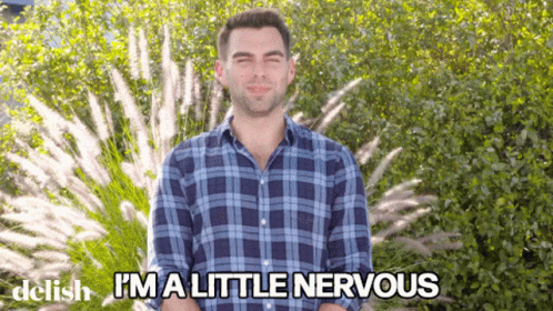 Im A Little Nervous Date My Plate GIF - Im A Little Nervous Date My Plate Anxious GIFs