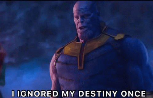 Thanos Ignored GIF - Thanos Ignored Destiny GIFs