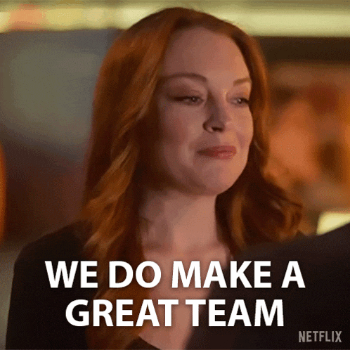 We Do Make A Great Team Maddie Kelly GIF - We Do Make A Great Team Maddie Kelly Irish Wish GIFs