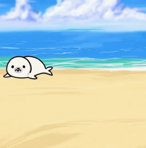 Seal Hello Cute Cute Seal GIF - Seal Hello Cute Cute Seal Cure Seal Greet GIFs