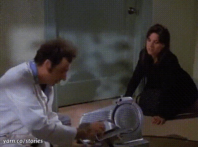 Seinfeld Deli GIF - Seinfeld Deli Slicer GIFs