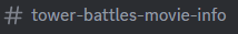 a blurred image of the words tower battles movie info