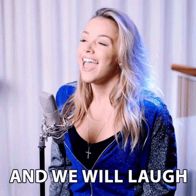 And We Will Laugh Emma Heesters GIF - And We Will Laugh Emma Heesters Melukis Senja Song GIFs
