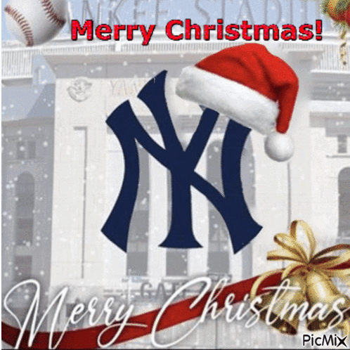 Merry Christmas Ny Yankees GIF - Merry Christmas Ny Yankees GIFs