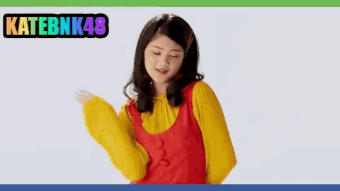 a pixelated image of a girl with the words katebnk48 on the top