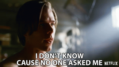 I Dont Know Cause No One Asked Me Jake Manley GIF - I Dont Know Cause No One Asked Me Jake Manley Jack Morton GIFs