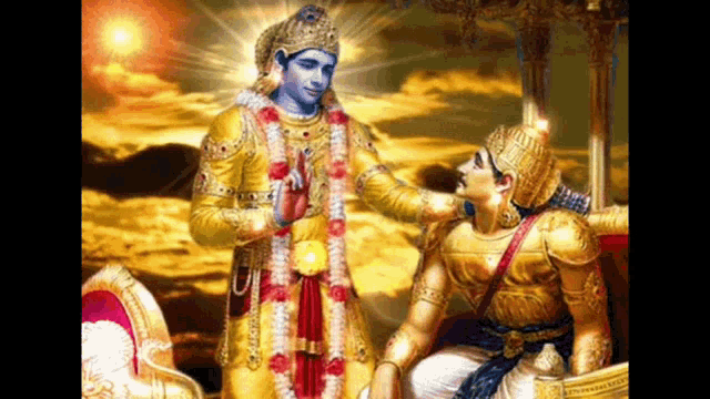 Lord Shree Krishna Ji Arjun GIF - Lord Shree Krishna Ji Arjun Lord Shri Krishna Ji GIFs