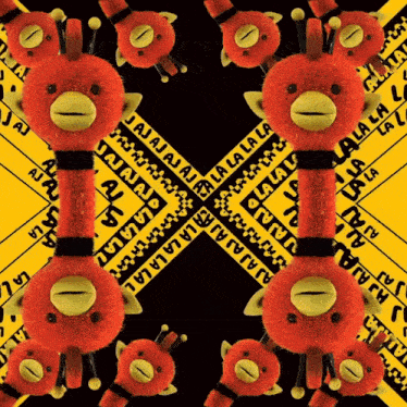 a kaleidoscope of stuffed animals with jaja jaja jaja jaja jaja jaja jaja
