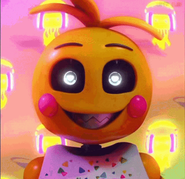 Fnaf Love Taste Chica GIF - Fnaf Love Taste Chica Toy Chica GIFs